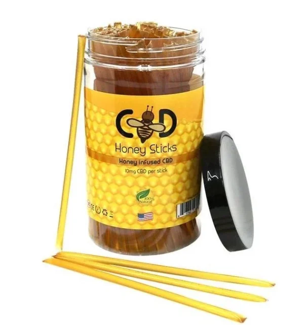 cbd honey sticks gold bee